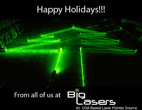 Happy Holidays From BigLasers.com