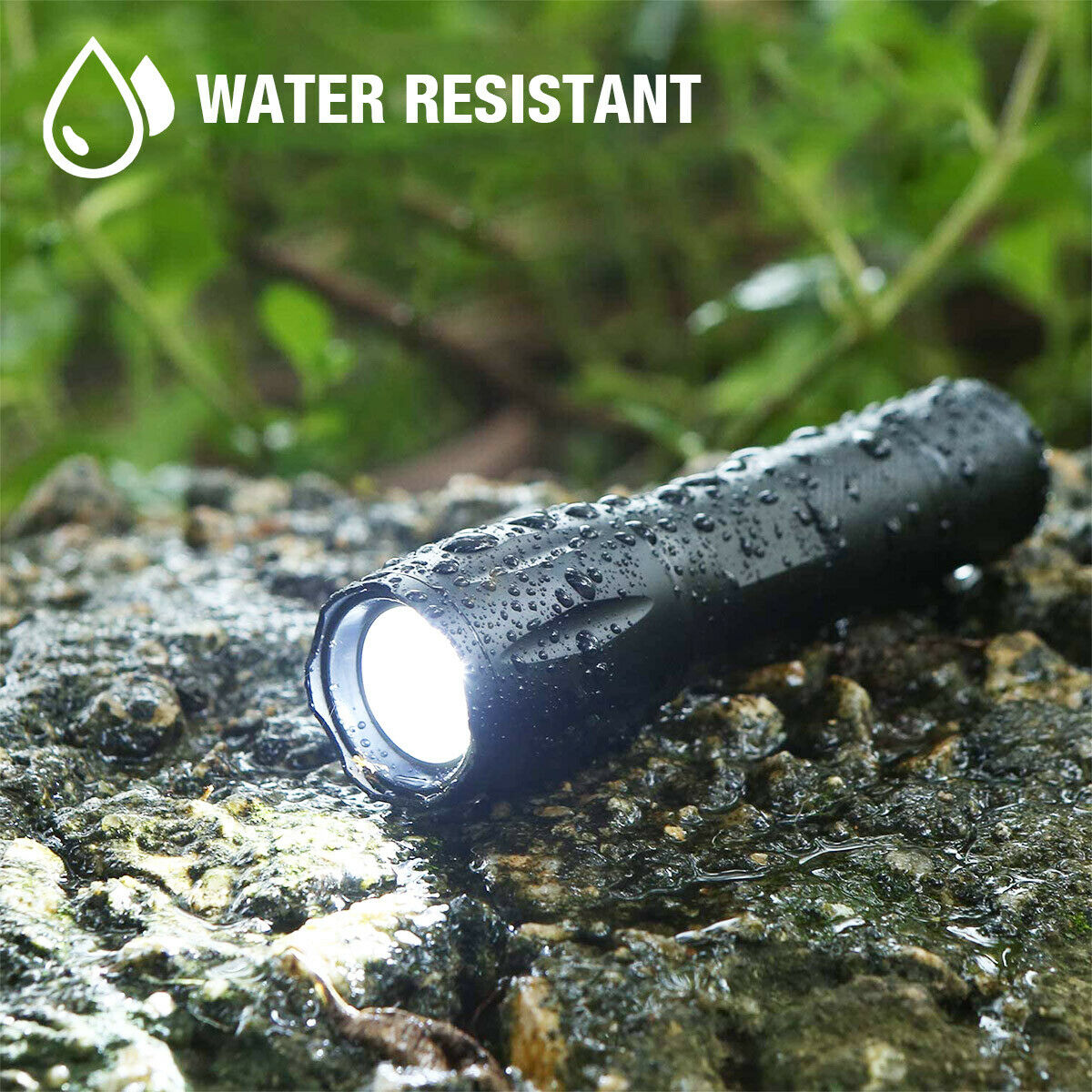 zone Pump lytter 2000lm LED Waterproof Flashlight Focusable 3 Modes "Mini-TorchX"