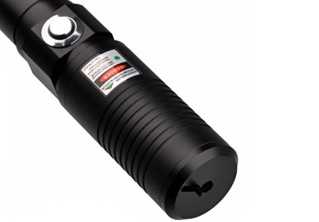500MW Beam Green Laser Pointer Black - Laserpointerpro
