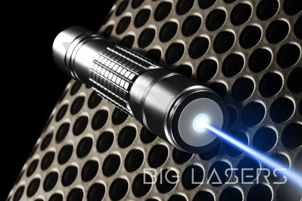 1500mW 450nm Blue High Power Burning Laser Pointer Black