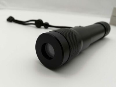 The Orca waterproof laser pointer is IP7 rated up to 30 meters in depth.